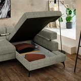Hom`in KOTNA SEDEŽNA GARNITURA, šenilja olivno zelena | Shoptok.si