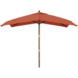  Vrtni suncobran s drvenim stupom terakota 300x300x273 cm | Eponuda.ba