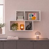 MID.YOU STENSKI REGAL 100/53/20 cm bela | Shoptok.si