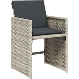  11-dijelni vrtni blagovaonski set s jastucima svijetlosivi | shoptok.hr