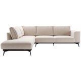 MID.YOU KOTNA SEDEŽNA GARNITURA, velurno krem barve | Shoptok.si