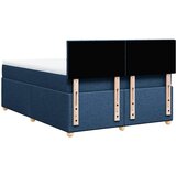  Krevet s oprugama i madracem plavi 160x200 cm od tkanine | shoptok.hr
