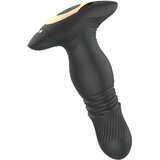 Aixiasia Roy - bežični, radio push analni vibrator (crni) | shoptok.hr