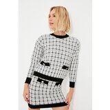 Trendyol Black Tweed Look Knitwear Bottom-Top Suit | Shoptok.si