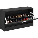  Klupa za cipele crna 80x24x45 cm, inženjerski drvo | Eponuda.ba