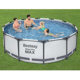 Bestway bazen Frame Pool Set Steel Pro MAX™ Ø 366 x 100 cm vklj. filtrirna črpalka | Shoptok.si