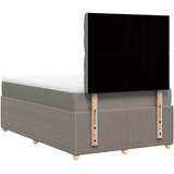  Krevet s oprugama i madracem smeđesivi 120 x 190 cm od tkanine | shoptok.hr