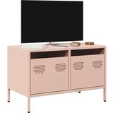 vidaXL TV ormarić ružičasti 68 x 39 x 43,5 cm hladno valjani čelik Cijene