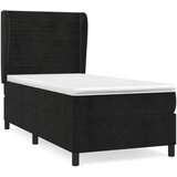 Box spring krevet s madracem crni 100x200 cm baršunasti | shoptok.hr