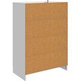  Strani šal Bela visok sijaj 66 x 34,5 x 92 cm Inženirski les, (5000217405) | Shoptok.si