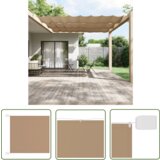  The Living Store Vertikalna markiza taupe 140x600 cm tkanina oxford - Vertikalna Markiza, (21742324) Cene