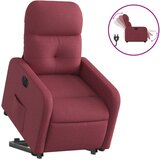 vidaXL Električni naslonjač na podizanje od tkanine boja vina | shoptok.hr