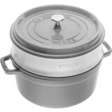 Zwilling STAUB La Cocotte cast iron round pot with insert 40508-819-0 - 3.8 ltr. graphite | shoptok.hr