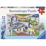 Ravensburger 2x12 delna sestavljanka nesreča v mestu 075782 Cene