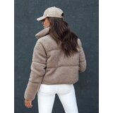 DStreet Kurtka damska krótka CELESTIAL kamelowa | shoptok.hr