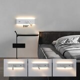  Brilagi-LED Zidno LED spot svetlo sa USB portom NOCTIS LED/3W/230V+LED/9W belo | Eponuda.com