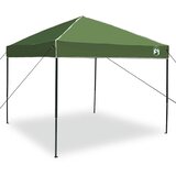 Šator s nadstrešnicom Zelena 243 x 243 x 251 cm tkanina | shoptok.hr