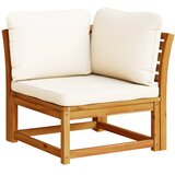  Kutna vrtna sofa s jastucima 73x73x65 cm masivno drvo bagrema | shoptok.hr