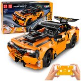  Auto na daljinsko upravljanje i sastavljanje sa 545 elemenata - narančasti | Shoptok.si