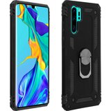 AVIZAR Etui odporen proti udarcem s kovinskim držalom za obrocke - crn str. Huawei P30 Pro, (20599575) | Shoptok.si
