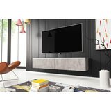 P & B nizka omarica lowa, videz betona, led | Shoptok.si