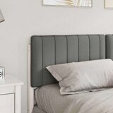  Tapecirani uzglavlje s uzglavljem Bijela i svijetlo siva 160 cm | shoptok.hr