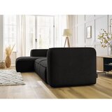 Bobochic Paris Črna kotna sedežna garnitura iz tkanine bouclé (levi kot) Zephyr – | Shoptok.si