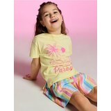 Sinsay Pamučne kratke hlače s šarenim prugama | shoptok.hr