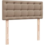 s oprugama i madrac cappuccino 90x190 cm od umjetne kože | shoptok.hr