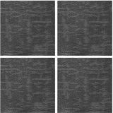  Tepih pločica Sivi ugljen 50 x 50 cm 4 pcs PP i bitumen | shoptok.hr