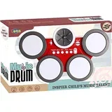 Crveni set bubnjeva 4 komada 40x24x7,5cm