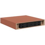  Polica na zidu 4 pcs Crvena 23 x 23,5 x 4 cm Konstruirano drvo | shoptok.hr