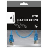 Gembird PP22-0.5M/B Mrezni kabl FTP Cat5e Patch cord, 0.5m blue | Eponuda.com