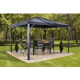  SOJAG - Aluminijski paviljon s tvrdim krovom »Ventura« - 296×296×260 cm - 8 76 m² Cijene