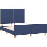  Okvir za krevet bez madraca plavi 140 x 200 cm od tkanine | shoptok.hr