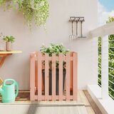 Maison Chic Vrtno korito - Greda - Cvetlični Lonec z ograjico 70x70x70 cm trden les douglas, (21790330) | Shoptok.si