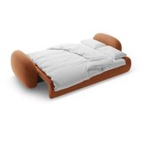 Cosmopolitan Design Opečnato oranžna raztegljiva/s prostorom za shranjevanje sedežna garnitura iz šenilje 262 cm Tonale – | Shoptok.si