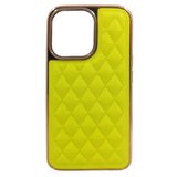  futrola kozna karo za iphone 13 pro max (6.7) zuta Cene
