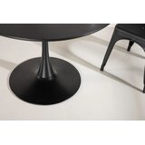 Venture Home Hamden okrugli blagovaonski stol ⌀110 cm, crni | shoptok.hr