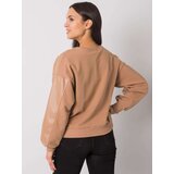 RUE PARIS Sweatshirt-RV-BL-7352.52-camel | Shoptok.si