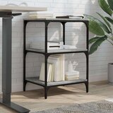  Stojalo za tiskalnik 3-nadstropno siva sonoma 50x41x75 cm les, (22137087) | Shoptok.si