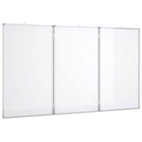  Magnetna bijela ploča sklopiva 120 x 100 x 1,7 cm aluminijska | shoptok.hr
