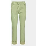 Please Jeans hlače P0VVHO2I5N Zelena Slim Fit