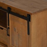 vidaXL TV ormarić HALDEN s kliznim vratima 110x40x60 cm puno drvo | shoptok.hr