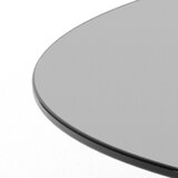 Actona Siva steklena okrogla klubska mizica ø 80 cm Samos – | Shoptok.si