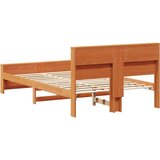  Konstrukcija postelje Voščeno rjava 140 x 190 cm Trdna borovina, (5000069338) | Shoptok.si
