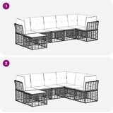  Set vanjskih sofa Prirodna Poliester | shoptok.hr