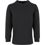 Urban Classics Boys' long-sleeved T-shirt with pocket black