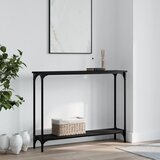 vidaXL Konzolni stol crni 100 x 22,5 x 75 cm od konstruiranog drva Cijene