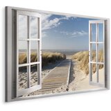  Slika - Window: View of the Beach 120x80 Standard | shoptok.hr